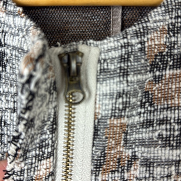 Dolan Left Coast Anthropologie Tweed Jacket Coat Cardigan Full Zip Size Small - Picture 5 of 9